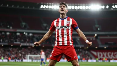 Robert Navarro scored and celebrated his goal in Athletic Bilbao's away win over Celta Vigo at Balaídos, a La Liga EA...